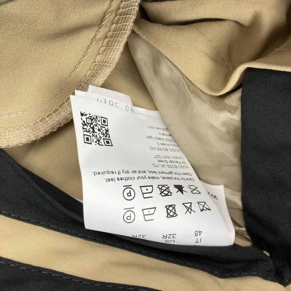 HUGO by Hugo Boss Mens Modern fit 2-pc Suit Jacket 36S 32W 30L Olive Green